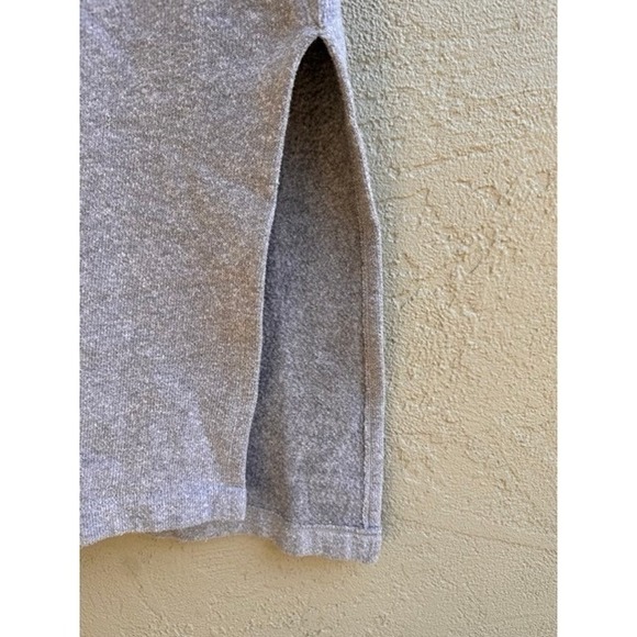 Free People Beach Gray Cowl Neck Sleeveless Sweater Dress Tunic Athleisure Cozy - Picture 8 of 8